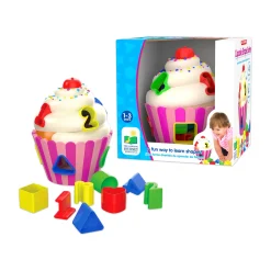 AreYouGame Early Learning Cupcake Shape Sorter - Colorful Learning Fun!* Preschool Education Toys & Activities
