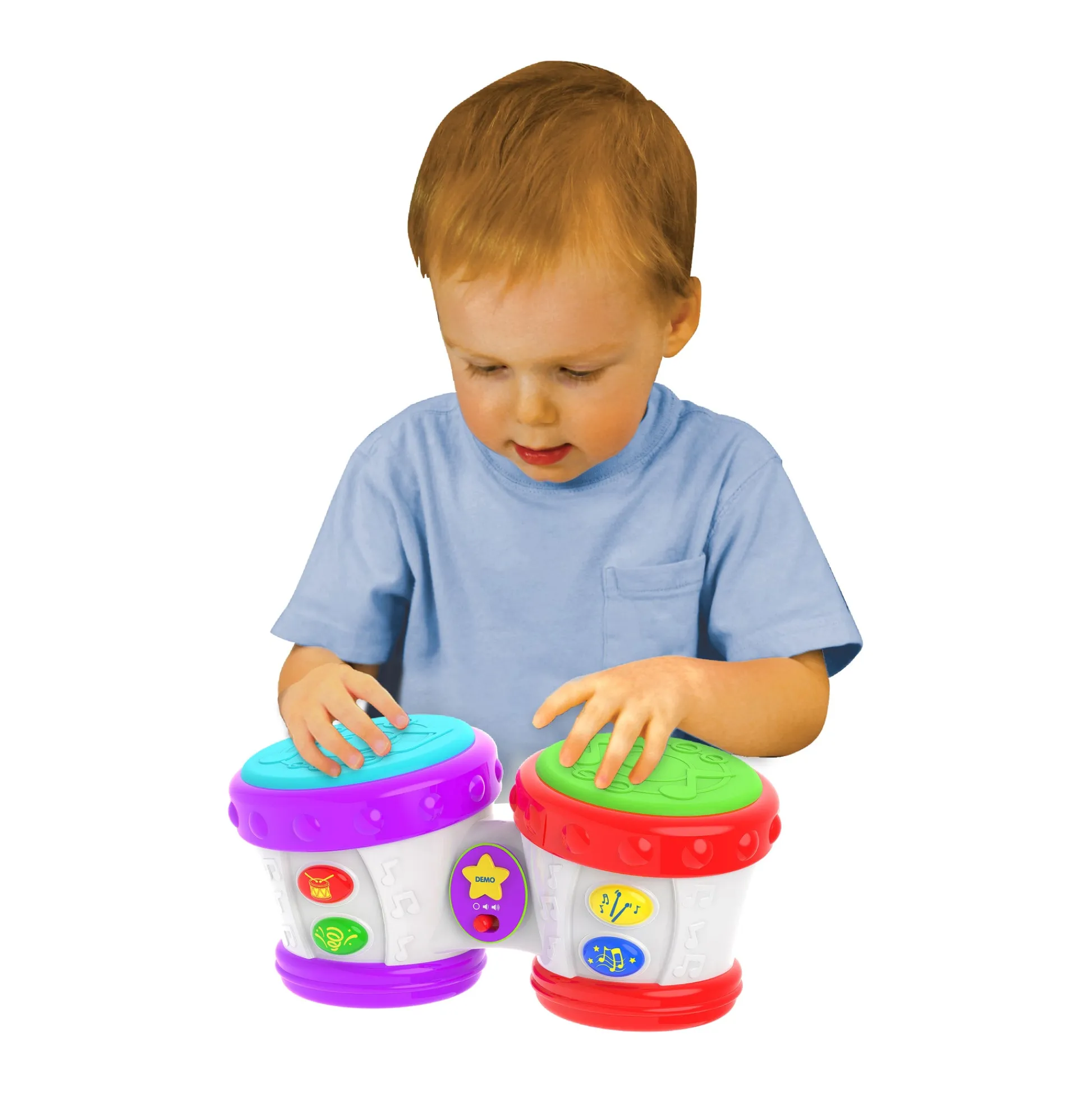 AreYouGame Early Learning Little Baby Bongo Drums Interactive Musical Toy* Preschool Education Toys & Activities