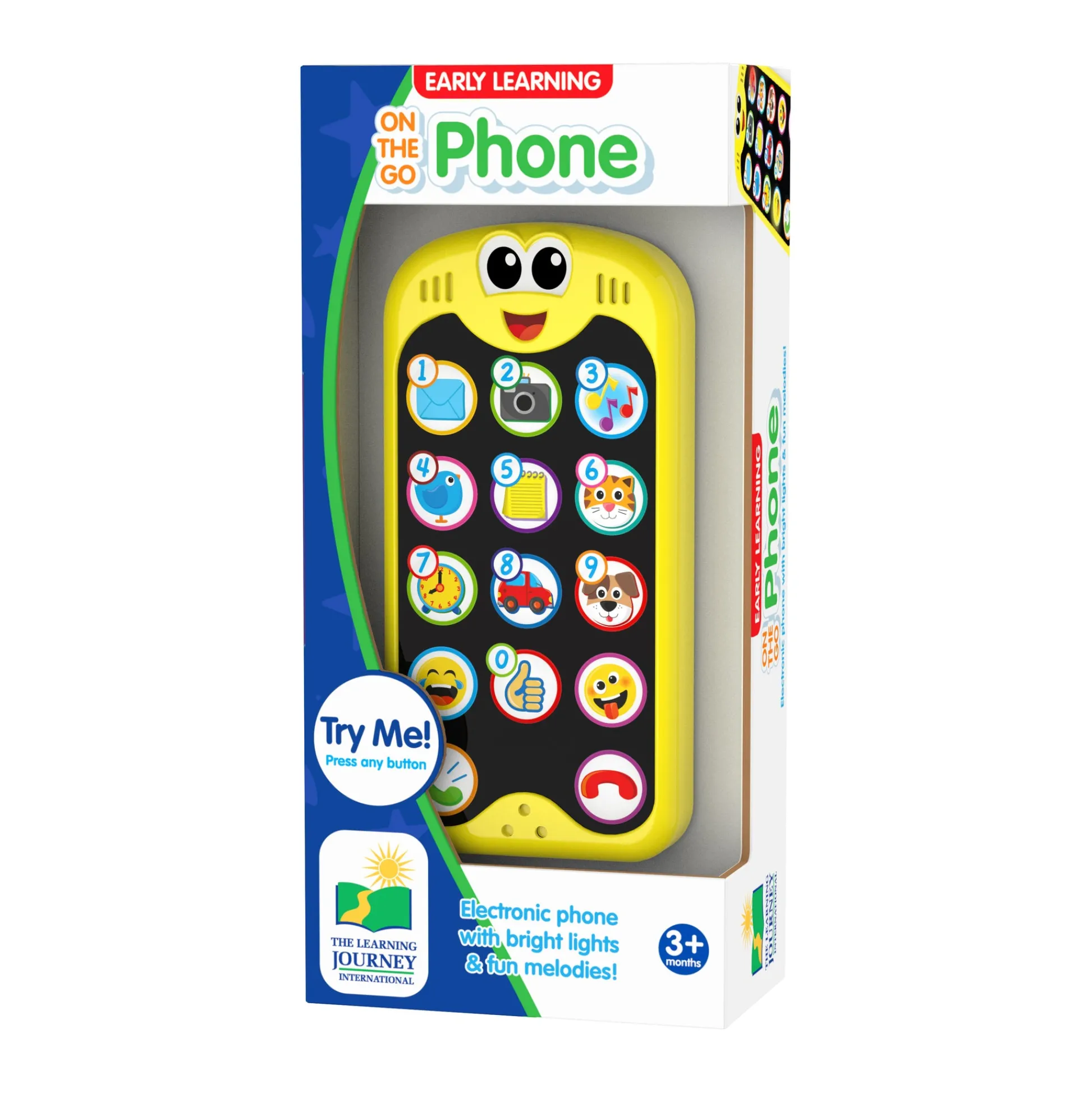 AreYouGame Early Learning On-the-Go Interactive Phone with Lights and Sounds* Preschool Education Toys & Activities