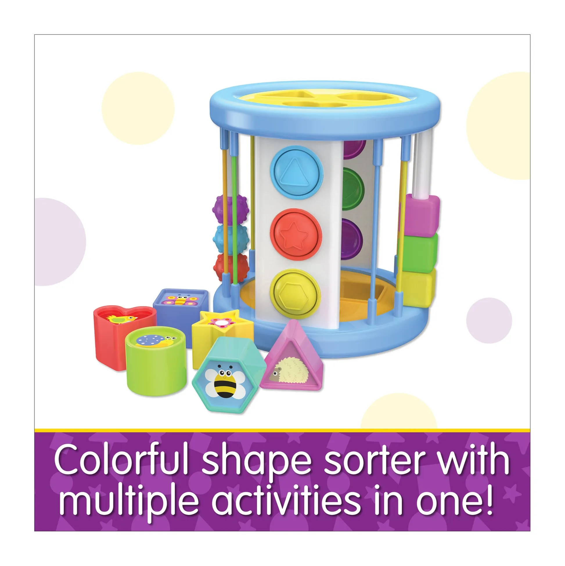 AreYouGame Early Learning Pop & Discover Shape Sorter - Multifunctional Sensory Toy* Preschool Education Toys & Activities