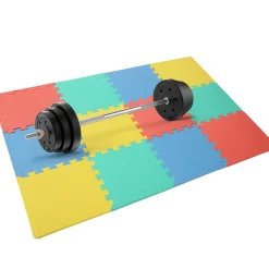 Flat River Group Easy Playhouse Soft Foam Floor Puzzle Tiles - Chic Blue-Grey-White* Puzzles