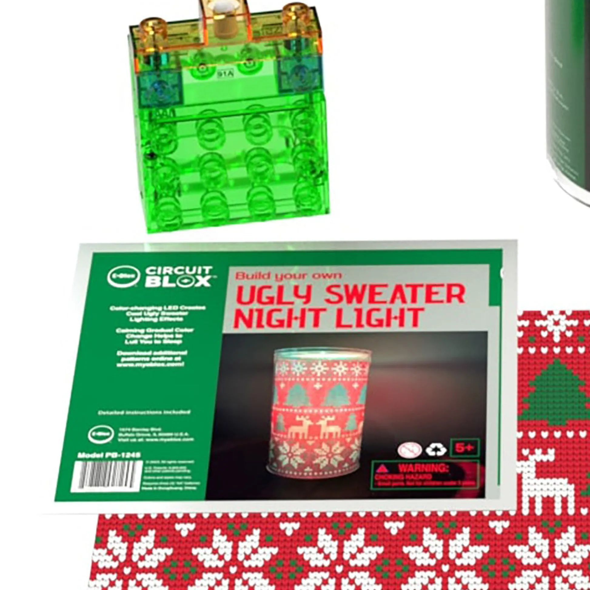 Flat River Group E-Blox Power Blox Ugly Sweater DIY Night Light Kit, Ages 5+* Crafts & Activities