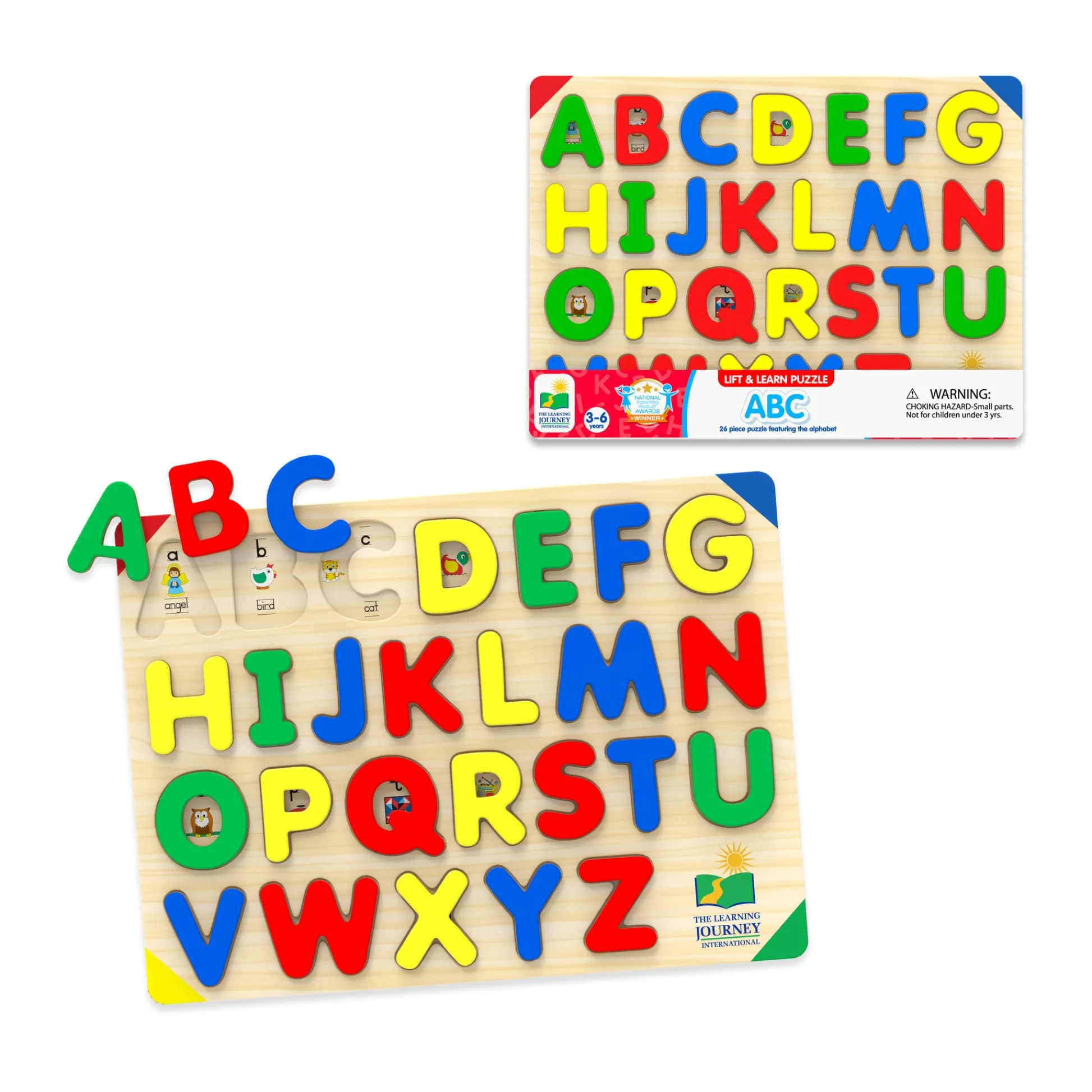 AreYouGame Eco Alphabet Adventure Lift & Learn Puzzle - 26 Pc* Puzzles|Marvel