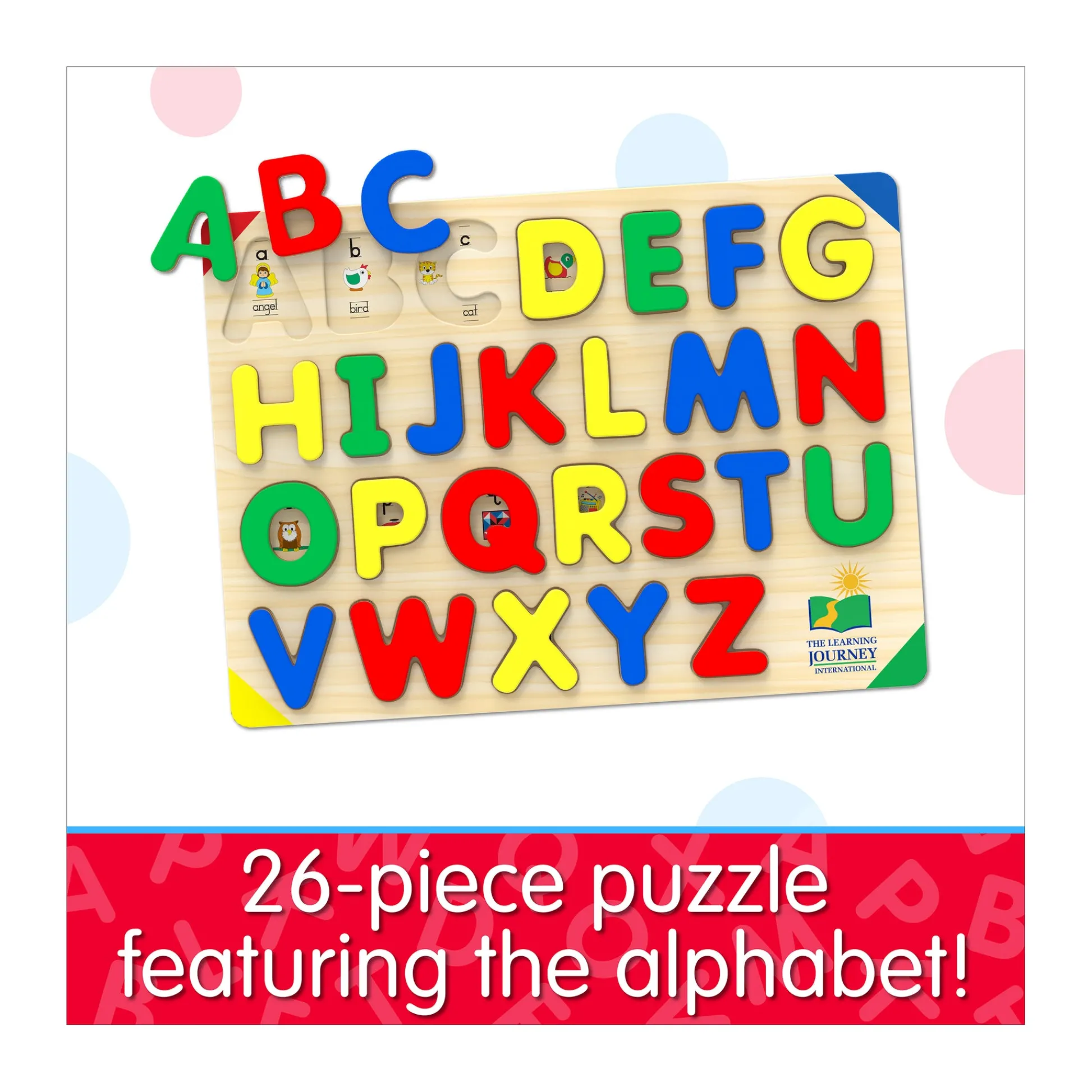 AreYouGame Eco Alphabet Adventure Lift & Learn Puzzle - 26 Pc* Puzzles|Marvel