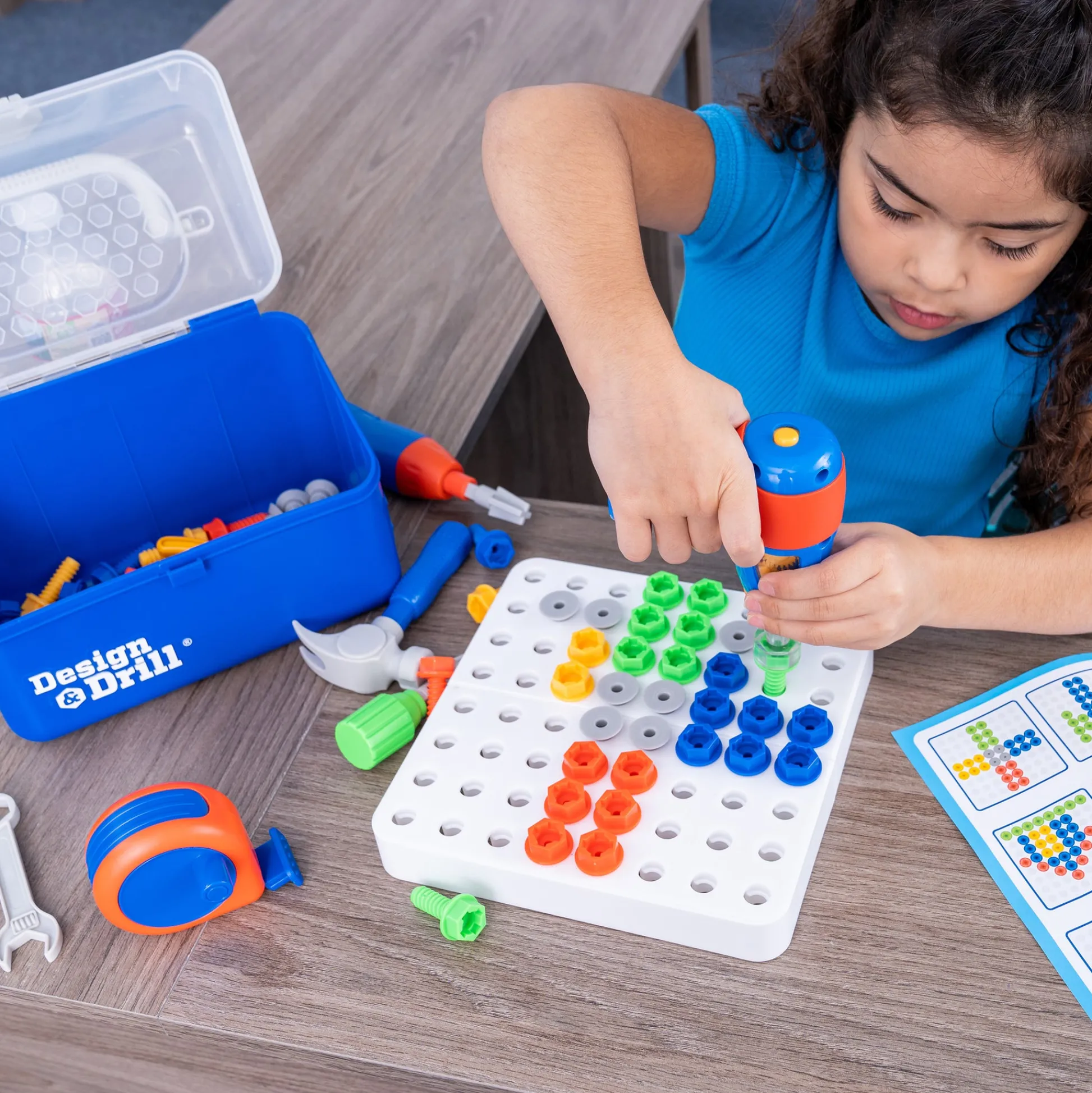 Educators Resource Educ “Educational Insights Design & Drill Toolbox - Vibrant STEM Toy Kit”* Tools & Workshops|Dress Up