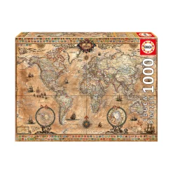 AreYouGame Educa Antique World Map Jigsaw Puzzle - 1000 pc* Puzzles