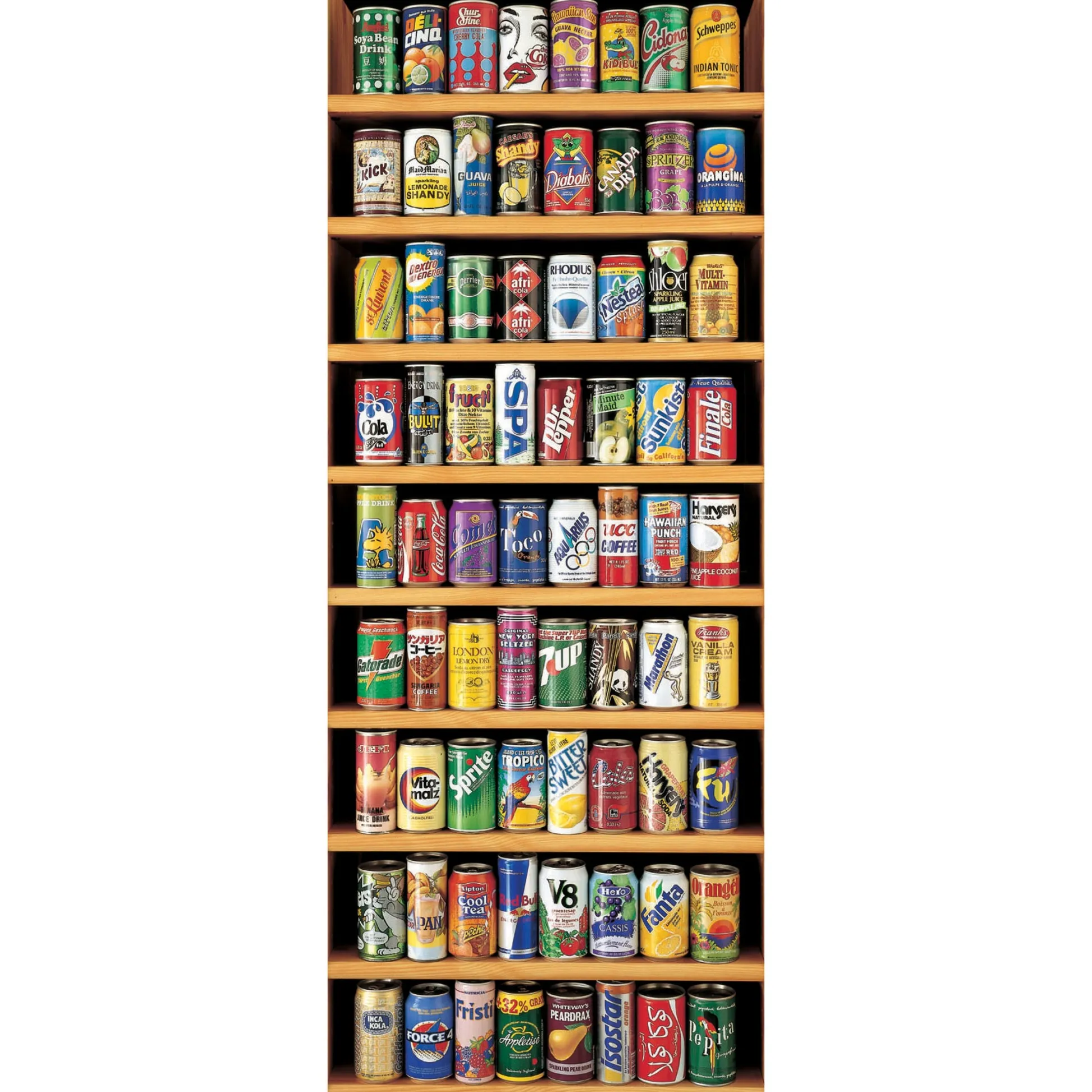 AreYouGame Educa Global Soft Drink Cans Jigsaw Puzzle - 2000 pc* Puzzles