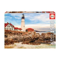 AreYouGame Educa Rocky Lighthouse Jigsaw Puzzle - 1500 pc* Puzzles