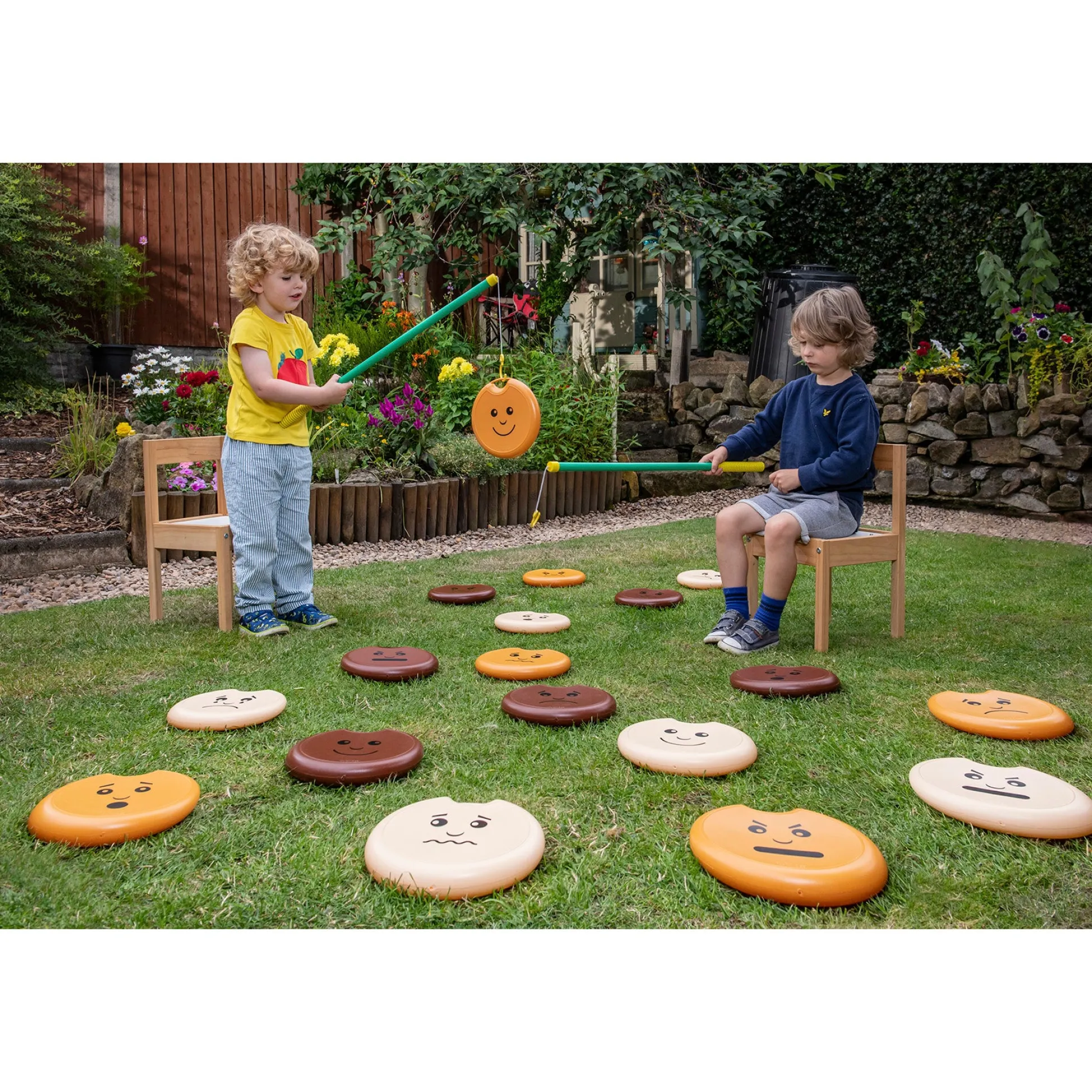 Educators Resource Educational Advantage Giant Emotions Fishing - Emotion Identification Game* Social & Emotional Skills|Preschool Education Toys & Activities