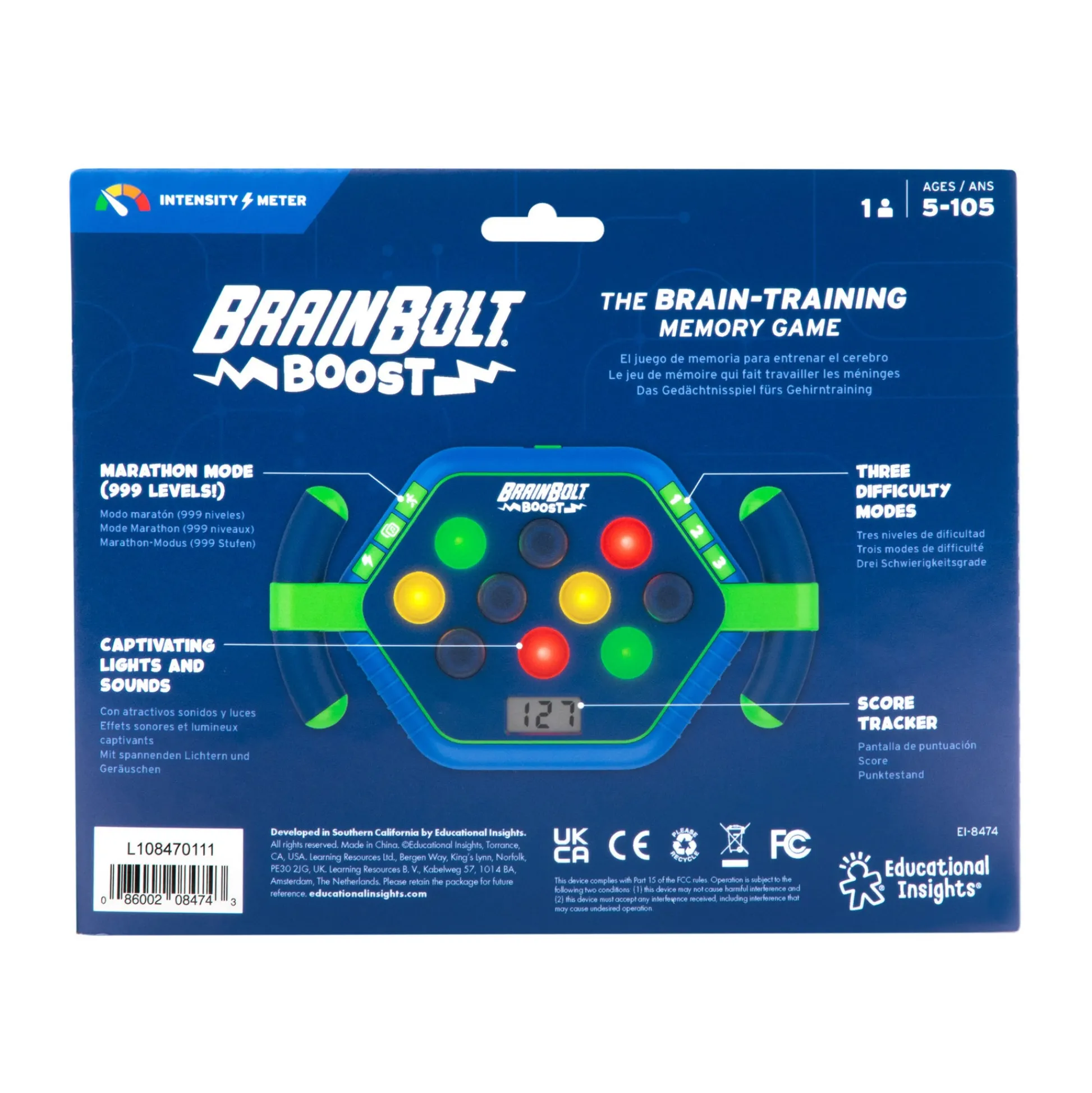 Educators Resource Educational Insights BrainBolt Boost Interactive Memory Game* Preschool Education Toys & Activities