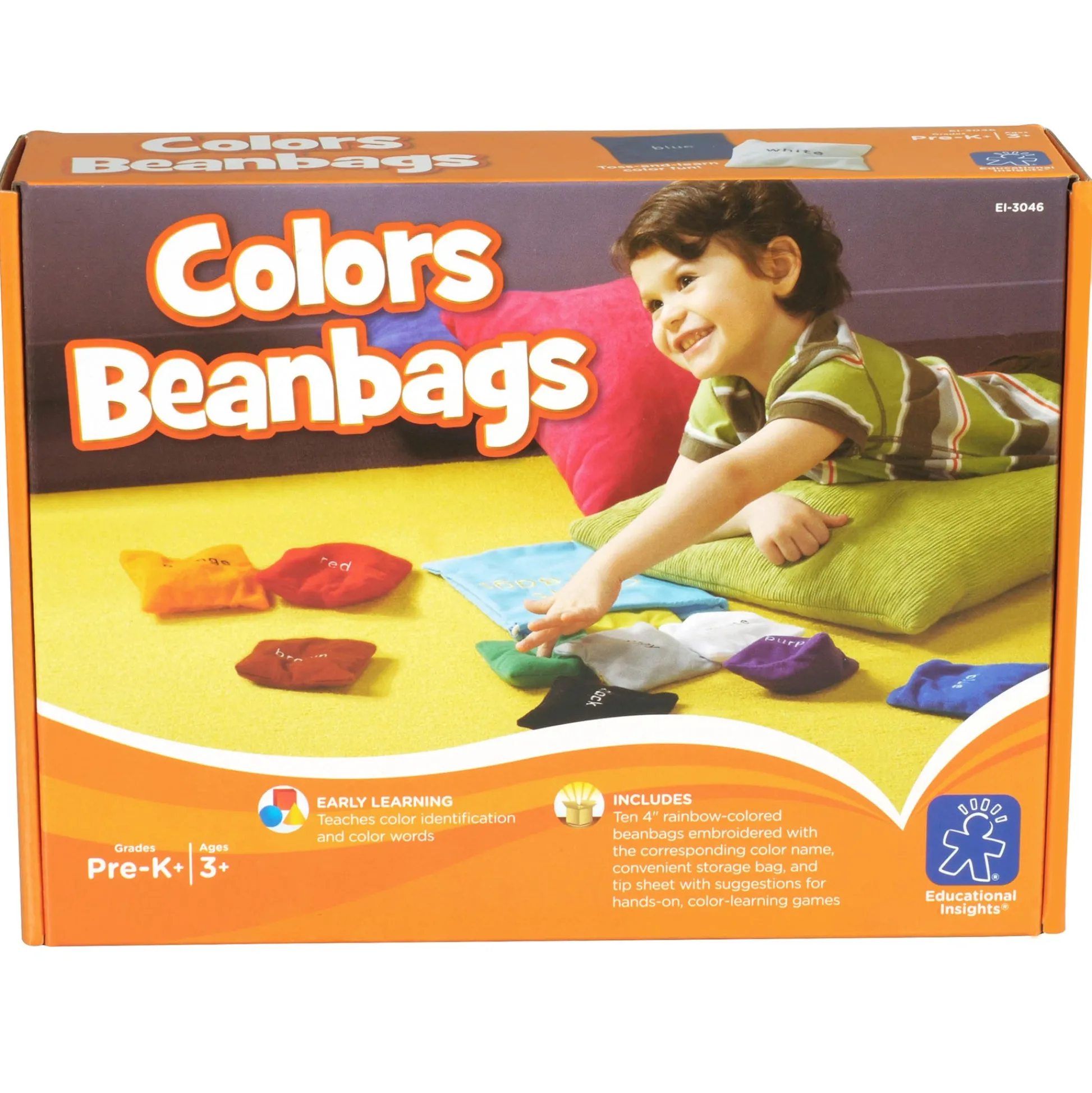 Educators Resource Educational Insights Colorful Learning Bean Bags - 10 Vibrant Colors* Preschool Education Toys & Activities