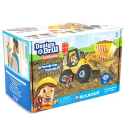 Educators Resource Educational Insights Design & Drill Bolt Buddies Bulldozer - Interactive Construction Toy* Preschool Building Sets & Blocks|Preschool Education Toys & Activities