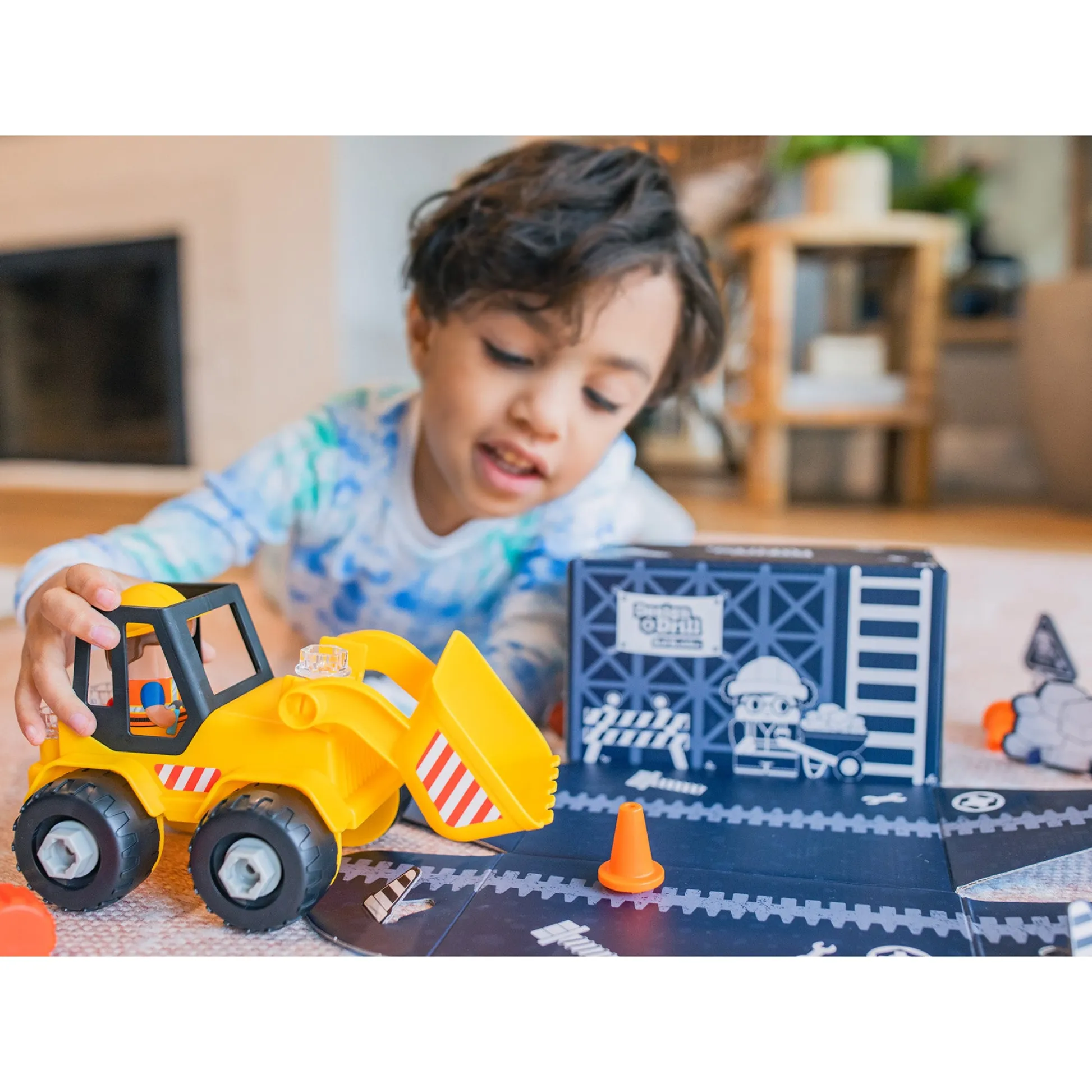 Educators Resource Educational Insights Design & Drill Bolt Buddies Bulldozer - Interactive Construction Toy* Preschool Building Sets & Blocks|Preschool Education Toys & Activities