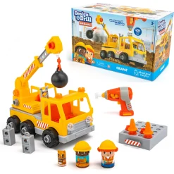 Educators Resource Educational Insights Design & Drill Bolt Buddies Crane - Interactive Construction Toy* Preschool Building Sets & Blocks|Preschool Education Toys & Activities