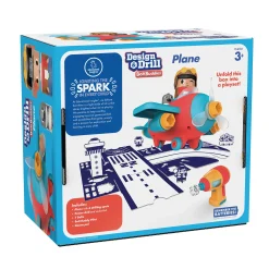 Educators Resource Educational Insights Design & Drill Bolt Buddies Plane - Kid-Safe Toy Drill* Preschool Education Toys & Activities