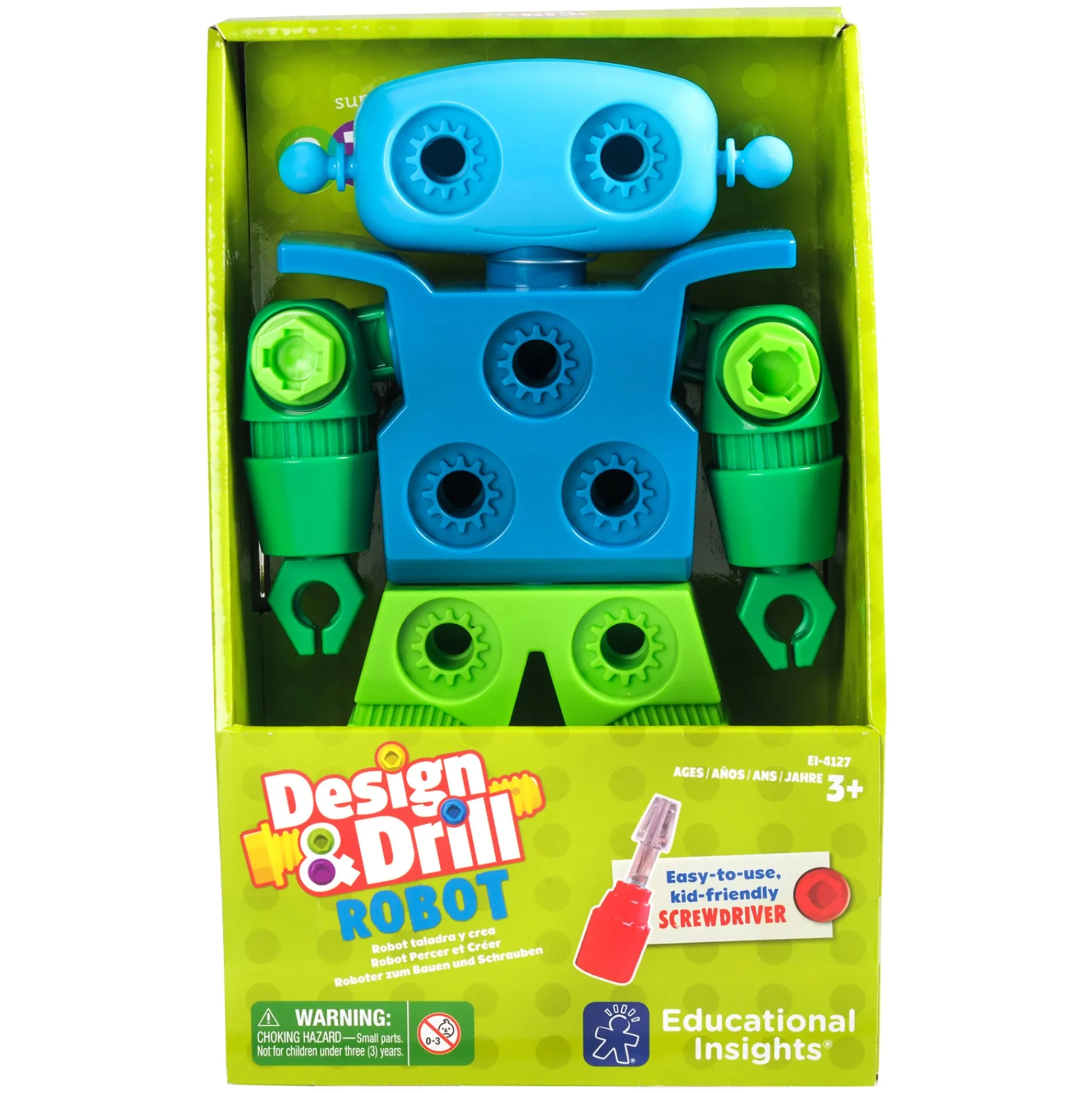 Educators Resource Educational Insights Design & Drill Robot - Colorful Construction Fun* Preschool Education Toys & Activities