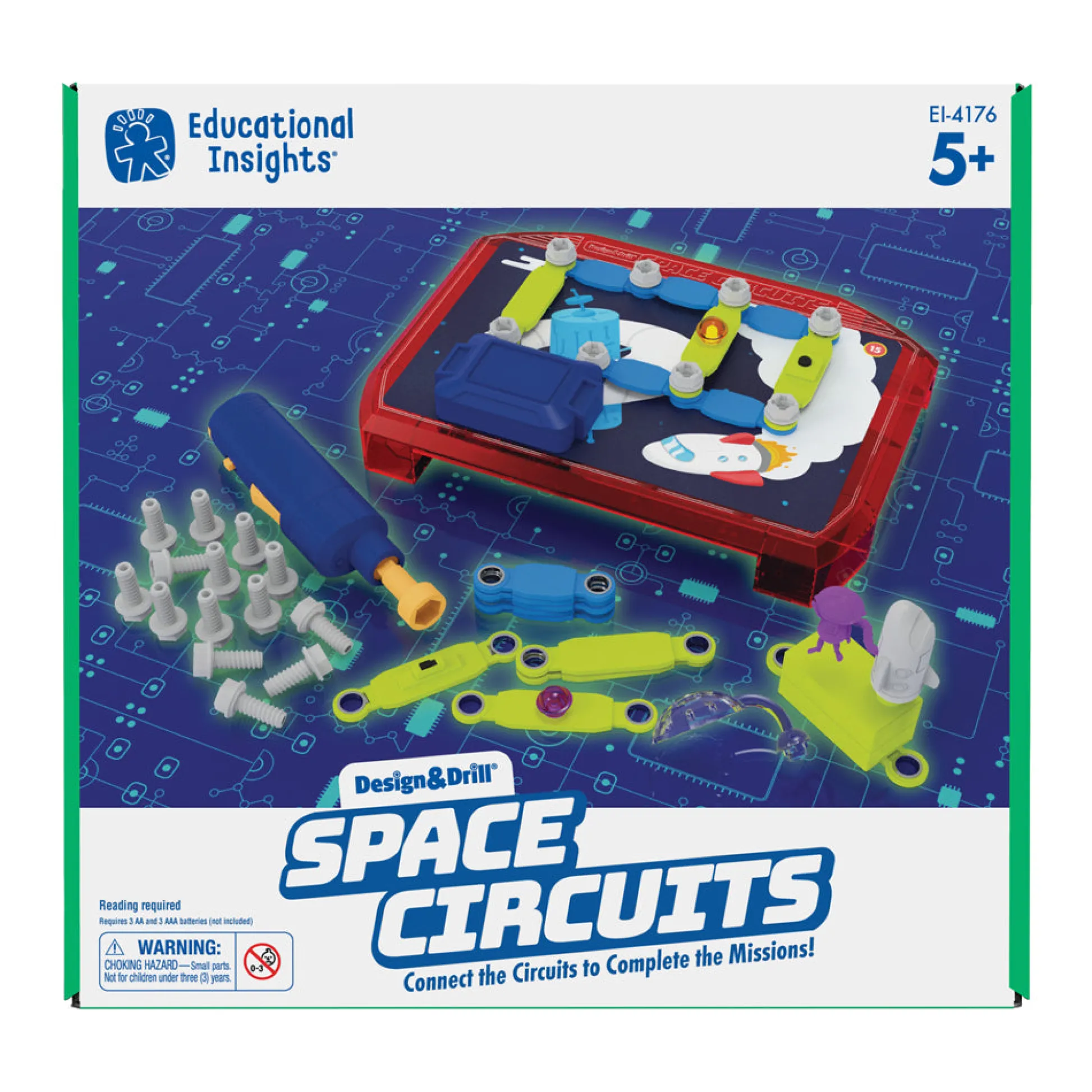 AreYouGame Educational Insights Design & Drill Space Circuits - STEM Learning Toy* Science & Discovery