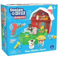 Educators Resource Educational Insights Design & Drill Bolt Buddies Barn - Interactive Farm Playset* Preschool Education Toys & Activities