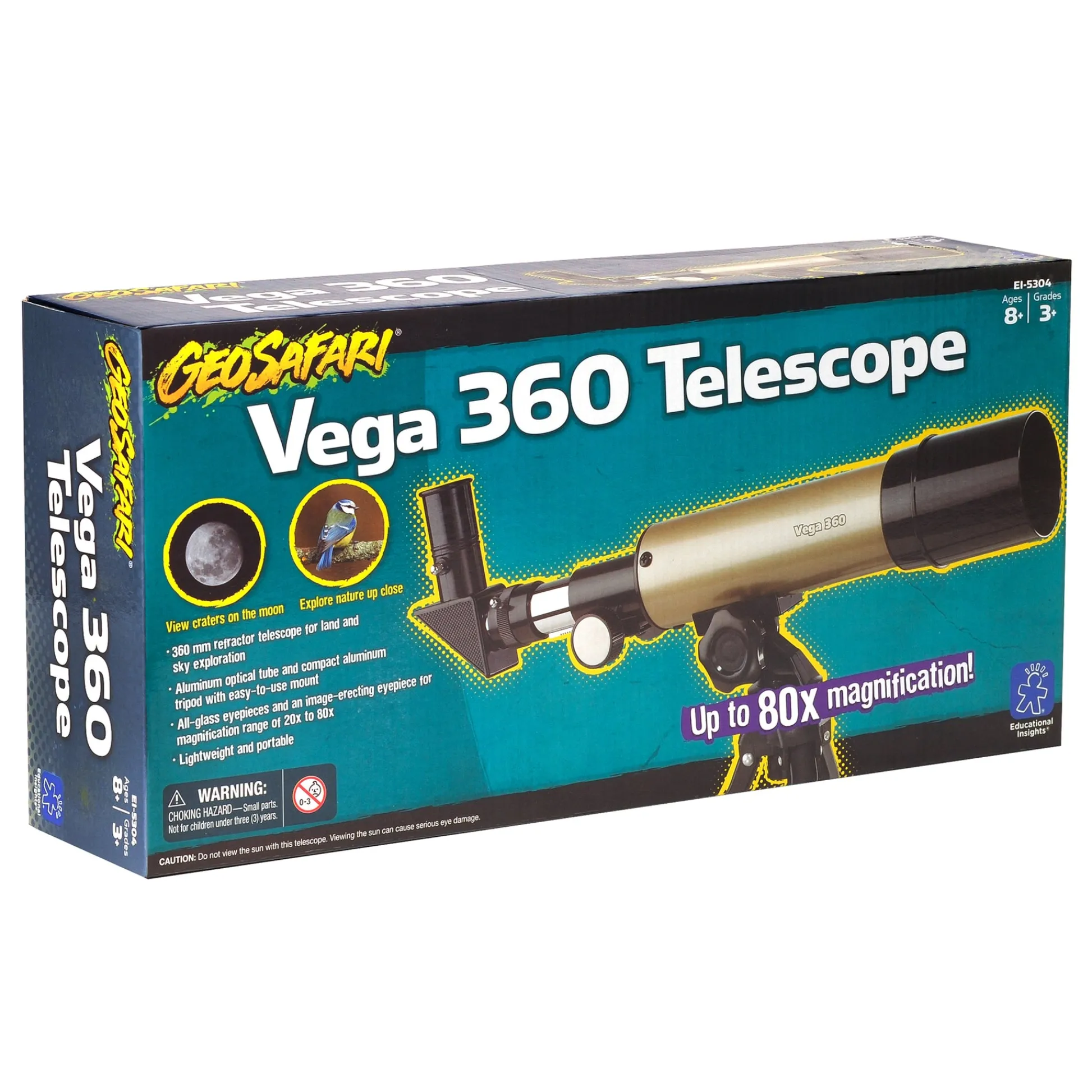 Educators Resource Educational Insights GeoSafari Vega 360 Telescope - Discovery Kit* Science & Discovery