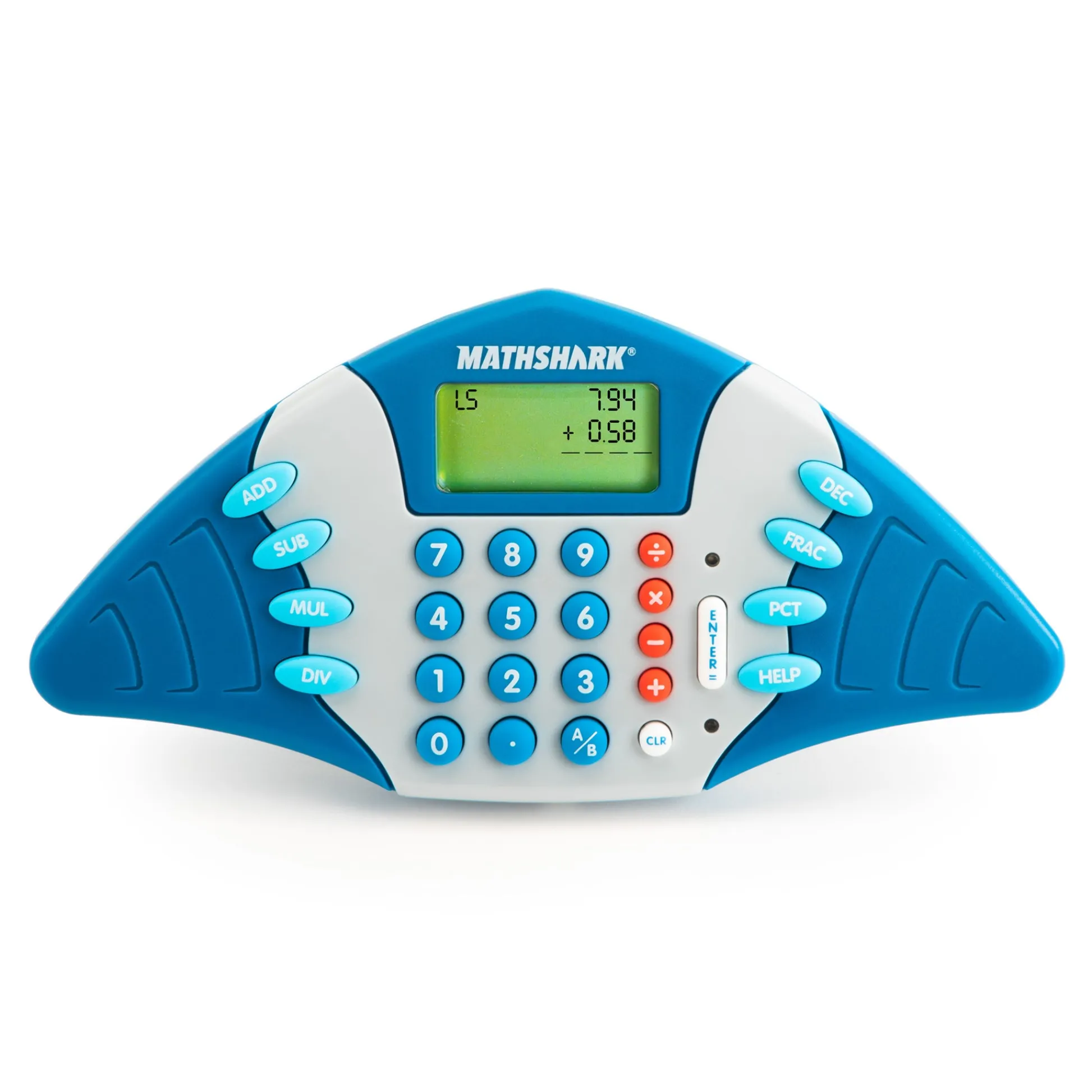 Educators Resource Educational Insights MathShark Handheld Electronic Math Game for Kids* Math Toys|Math, Counting & Time