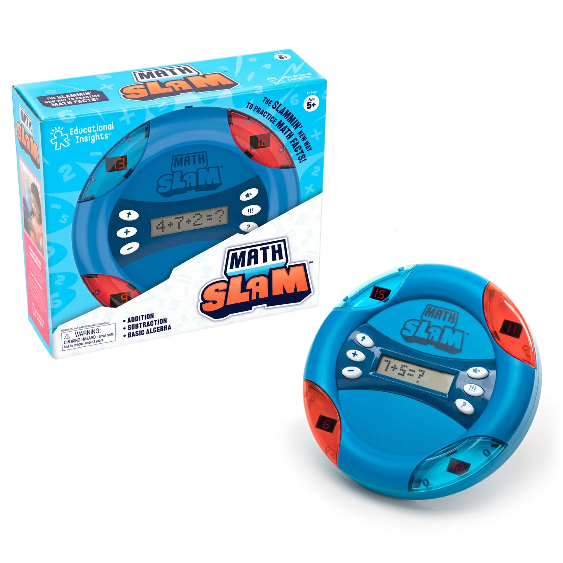 Educators Resource Educational Insights Math Slam Handheld Electronic Math Game* Math Toys|Math, Counting & Time