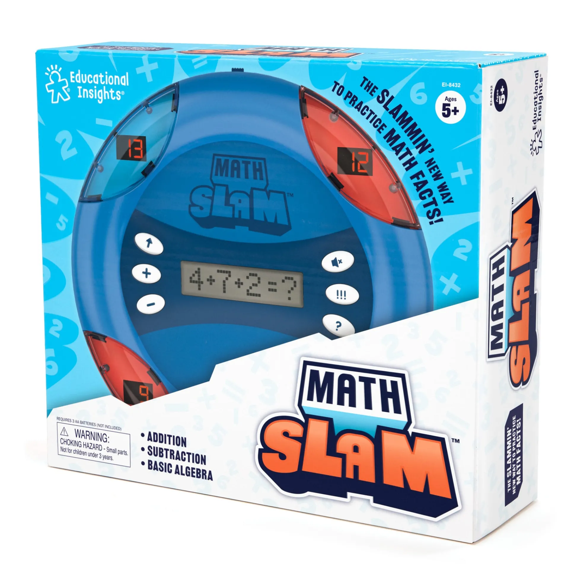Educators Resource Educational Insights Math Slam Handheld Electronic Math Game* Math Toys|Math, Counting & Time