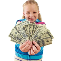 Educators Resource Educational Insights Play Money, Coins & Bills Deluxe Set - Realistic Pretend Currency* Math Toys|Math, Counting & Time