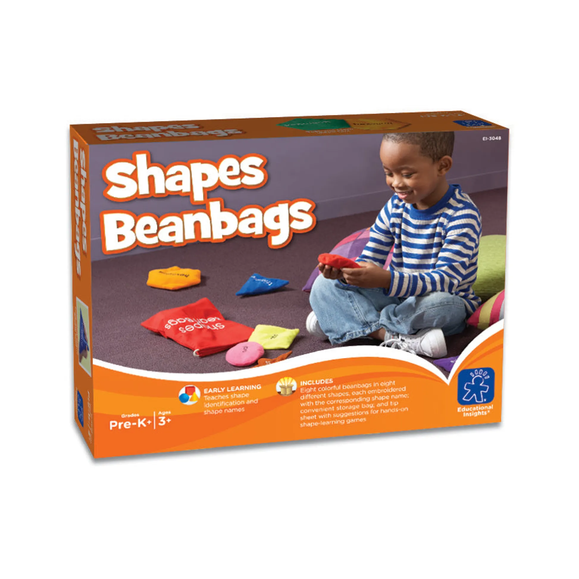 AreYouGame Educational Insights Shapes Beanbags for Active Learning and Play* Preschool Education Toys & Activities