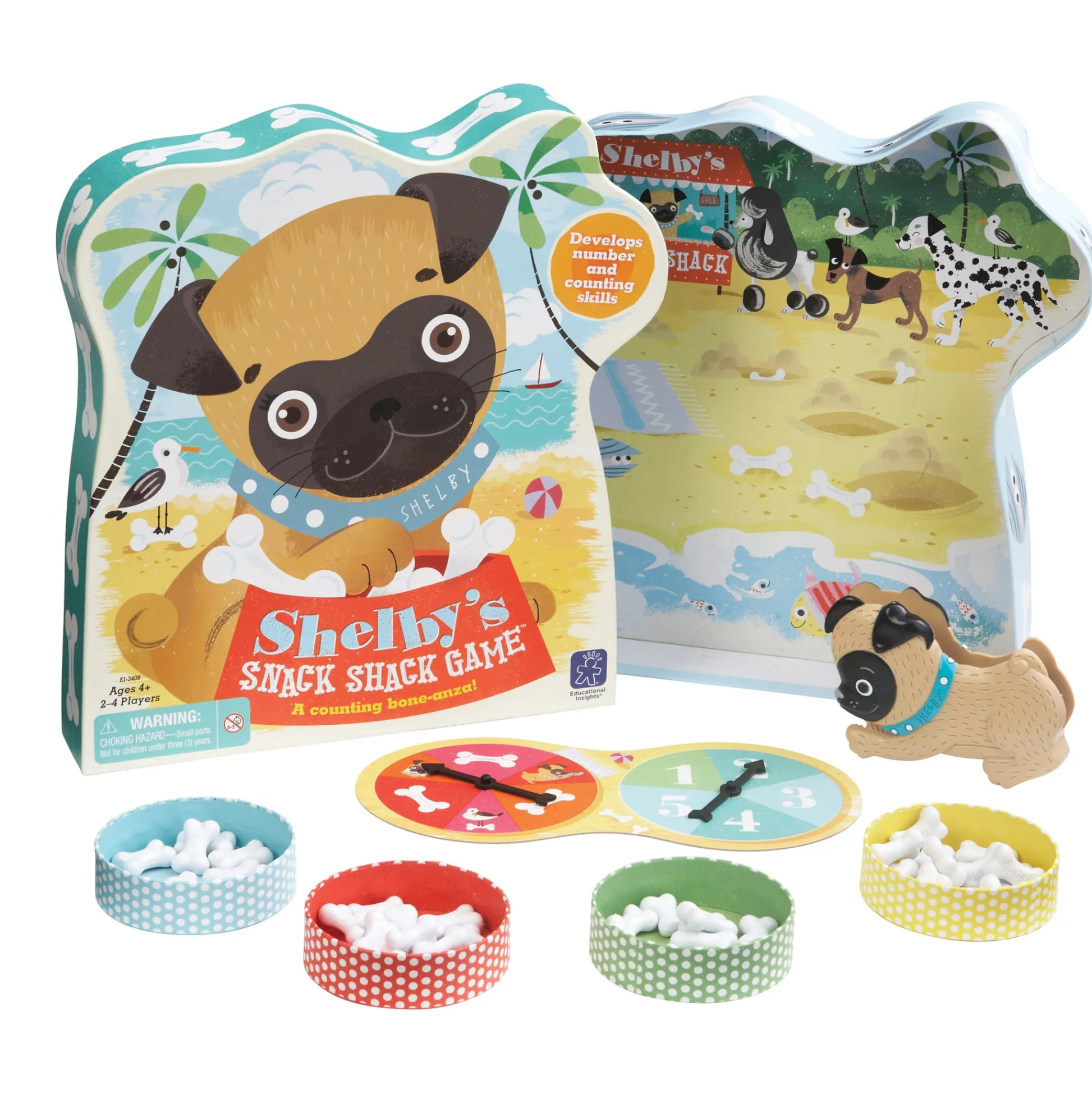 Educators Resource Educational Insights Shelby's Snack Shack Counting & Math Game* Role-Playing Games|Board Games