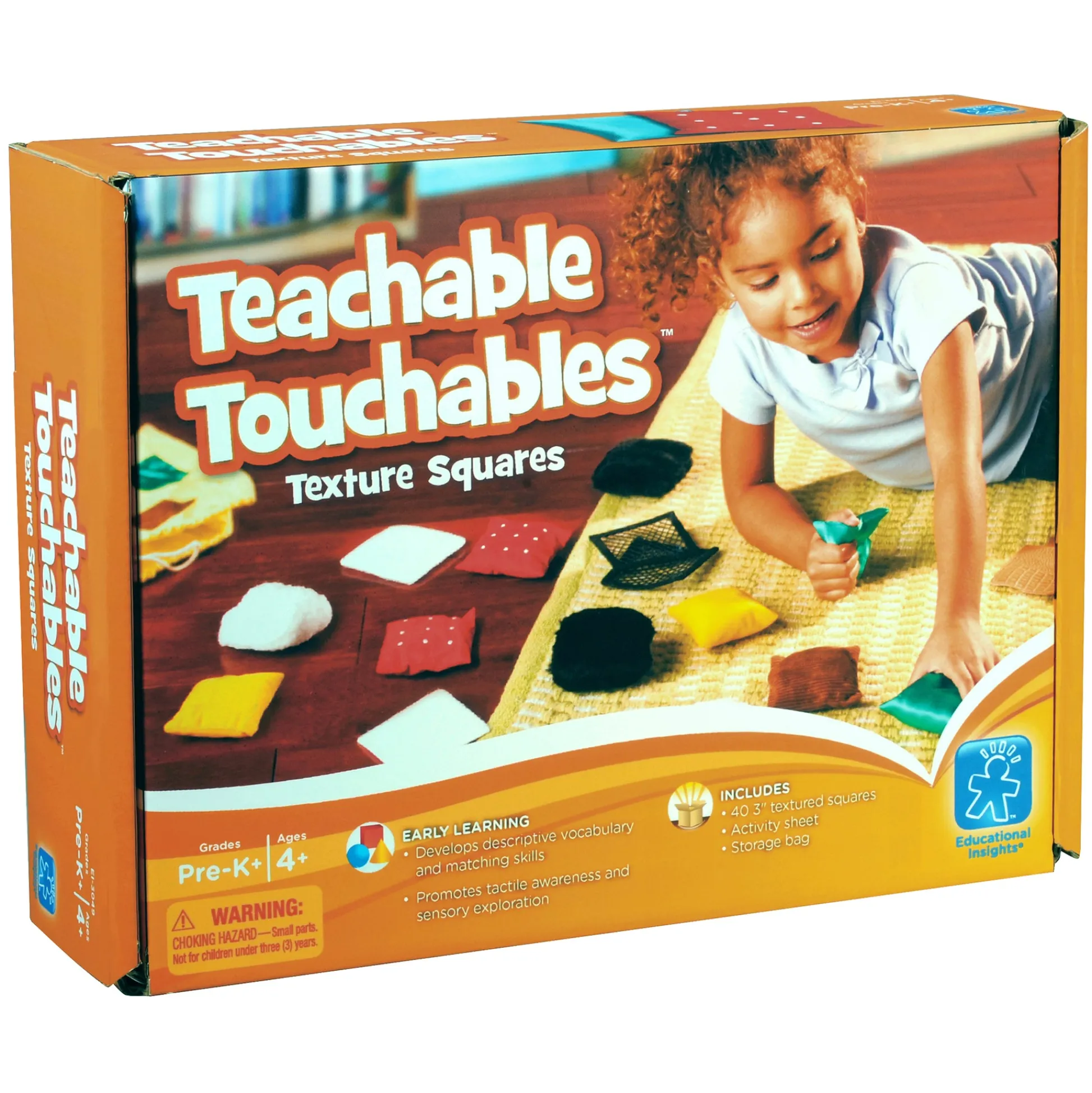 Educators Resource Educational Insights Teachable Touchables Texture Squares - Sensory Learning Toy* Preschool Education Toys & Activities