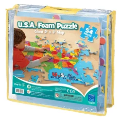 AreYouGame Educational Insights USA Foam Map Floor Puzzle - 54 pc* Puzzles
