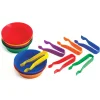 Educators Resource edxeducation Colorful Sorting Bowls & Tweezers Playset - 18m+ - 6 Vibrant Colors* Preschool Education Toys & Activities