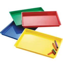 Educators Resource edxeducation Multipurpose Activity Trays - Set of 4, Assorted Colors* Crafts & Activities