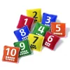 Educators Resource edxeducation Number & Dot Bean Bags - Colorful Counting Play Set of 10* Preschool Education Toys & Activities