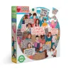 Flat River Group eeBoo Climate Action Round Jigsaw Puzzle - 500 pc* Puzzles