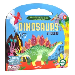 Flat River Group eeBoo Dinosaur Collection Shiny Sticker Activity Book*Kids Kids Books|Coloring Books & Activity Books