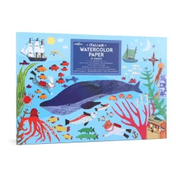 Flat River Group eeBoo In The Sea Themed Watercolor Pad - 16 Sheets* Drawing, Color & Painting