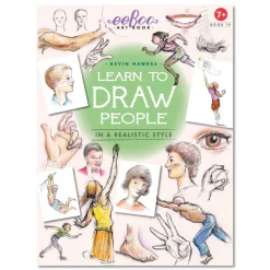 Flat River Group eeBoo Learn to Draw People Art Book with Kevin Hawkes*Kids Kids Books|Drawing, Color & Painting