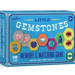 Flat River Group eeBoo Little Gemstones Memory & Matching Game for Kids Ages 5+* Toddler & Preschool Games & Puzzles