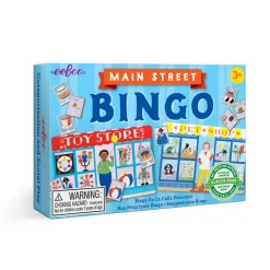 Flat River Group eeBoo Main Street Little Bingo Game for Ages 3+* Social & Emotional Skills|Toddler & Preschool Games & Puzzles