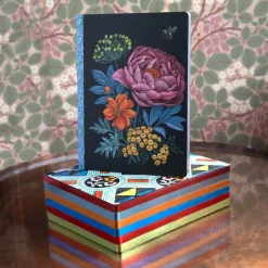 Flat River Group eeBoo Piece & Love: Abundant Bouquet Gilded Journal - Floral Hardcover Diary* Drawing, Color & Painting