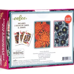 Flat River Group eeBoo Piece & Love: Autumn Abundance - Elegant Adult Playing Cards* Card Games