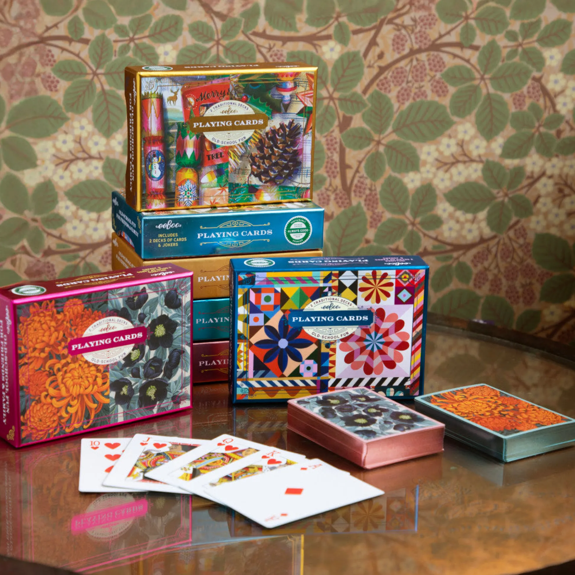 Flat River Group eeBoo Piece & Love: Autumn Abundance - Elegant Adult Playing Cards* Card Games
