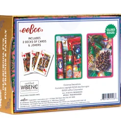 Flat River Group eeBoo Piece & Love Christmas Decorations Deluxe Playing Cards* Card Games