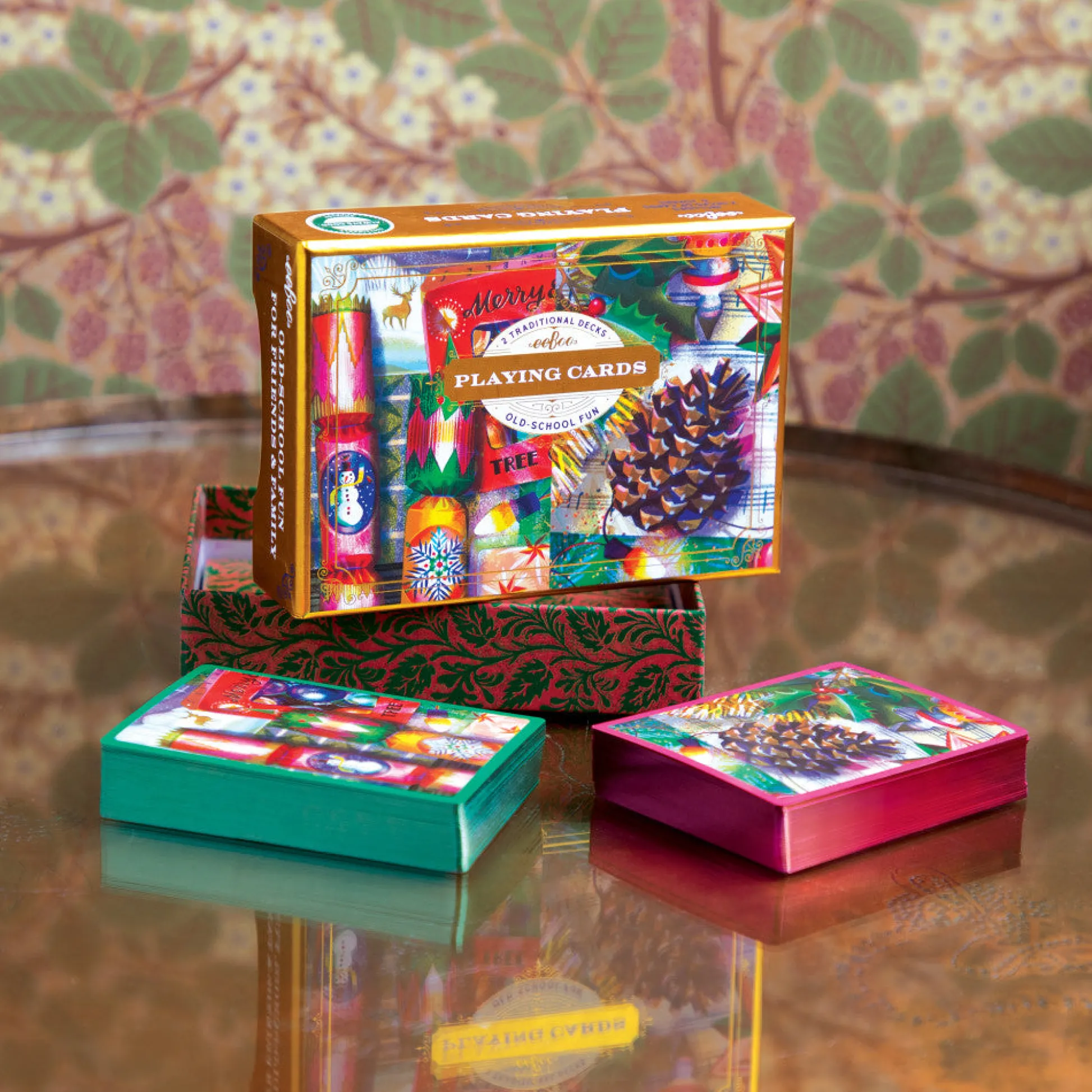 Flat River Group eeBoo Piece & Love Christmas Decorations Deluxe Playing Cards* Card Games