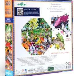 Flat River Group eeBoo Piece & Love Edible Mushrooms 500-Piece Puzzle* Puzzles