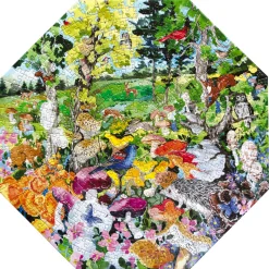 Flat River Group eeBoo Piece & Love Edible Mushrooms 500-Piece Puzzle* Puzzles