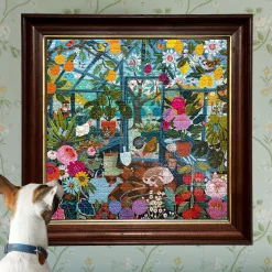 Flat River Group eeBoo Piece & Love English Greenhouse Jigsaw Puzzle - 1000 pc* Puzzles
