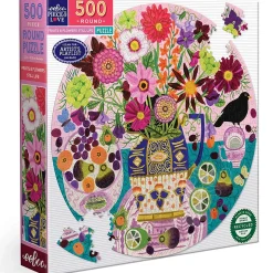Flat River Group eeBoo Piece & Love Fruits & Flowers Jigsaw Puzzle - 500 pc* Puzzles