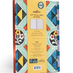 Flat River Group eeBoo Piece & Love Saxton's Gilded Journal - Colorful Hardcover Diary* Coloring Books & Activity Books